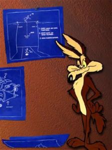 Vil Coyote prépare son coup