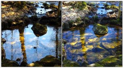 réflexion sur l'eau