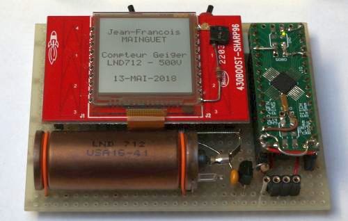 Geiger counter JF.Mainguet sorti du boitier