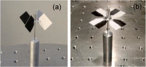 horizontal vanes radiometer
