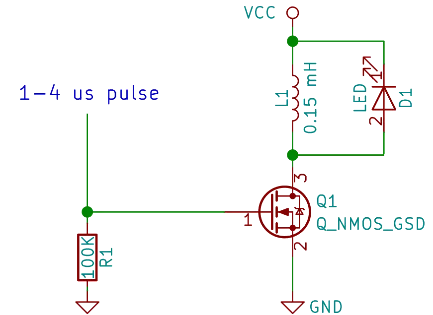 élévateur de tension à inductance pour LED